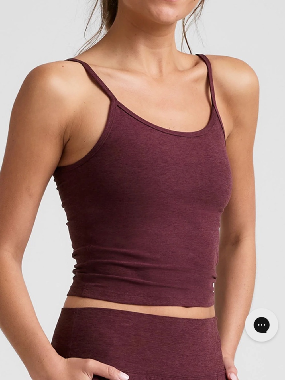 NWOT Beyond Yoga forever tank BROWN